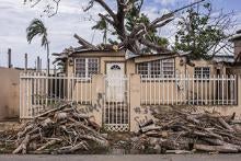 Devastation after hurricane